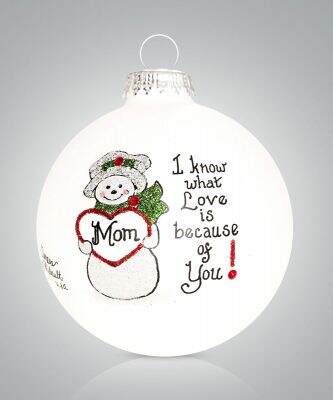Item 202063 Mom Snowman Ornament