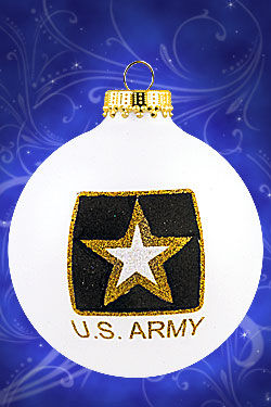 Details about   United States Army Glass  Ornament 