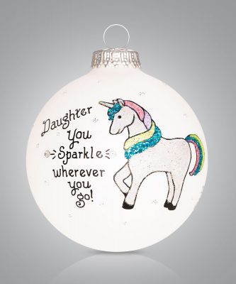 Item 202089 Daughter Unicorn Ornament