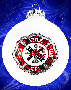Item 202175 Fireman Shield Ornament