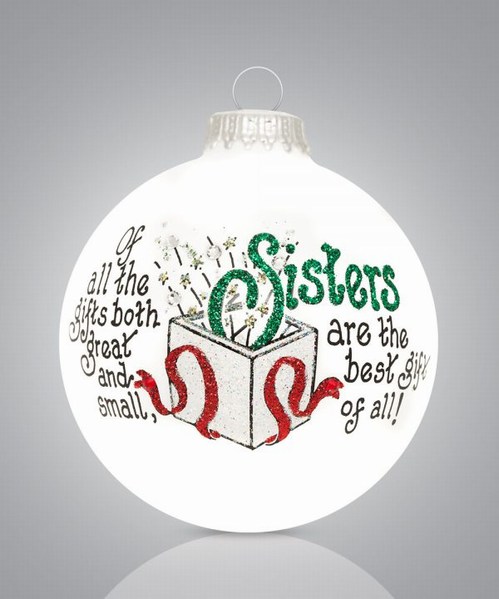Item 202239 Sister Gift Ornament