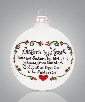 Item 202273 Friends From The Start Sisters Ornament