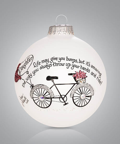 Item 202301 Daughter Bike Ornament