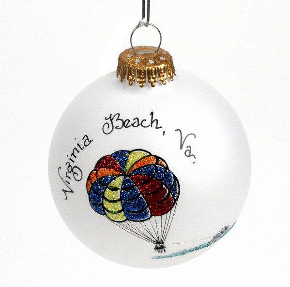 Item 202311 Parasailing Ornament - Virginia Beach