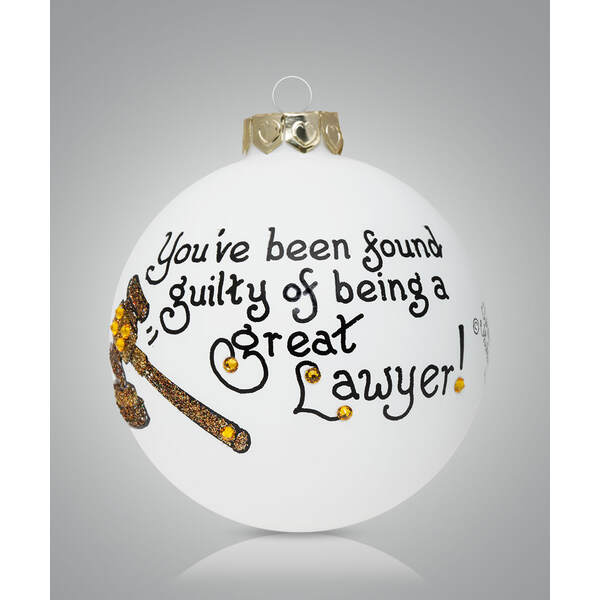 Item 202381 Lawyer Ornament