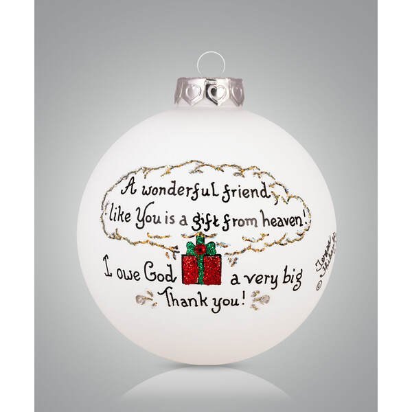 Item 202386 Friend Thank You Ornament