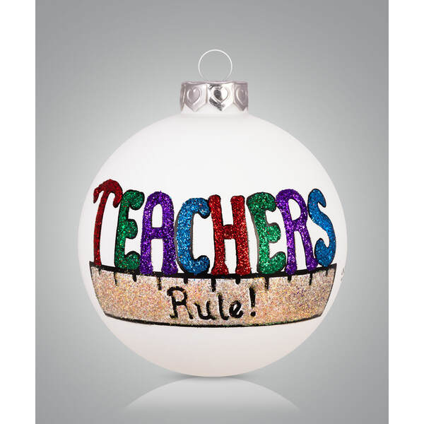 Item 202387 Teacher Rule Ornament