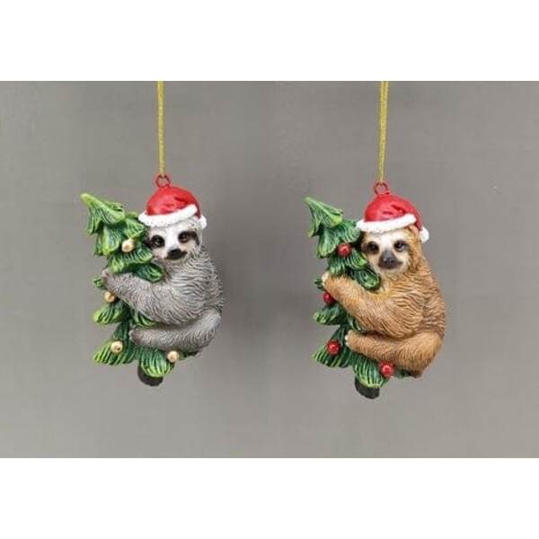 Item 207005 Christmas Sloth Ornament