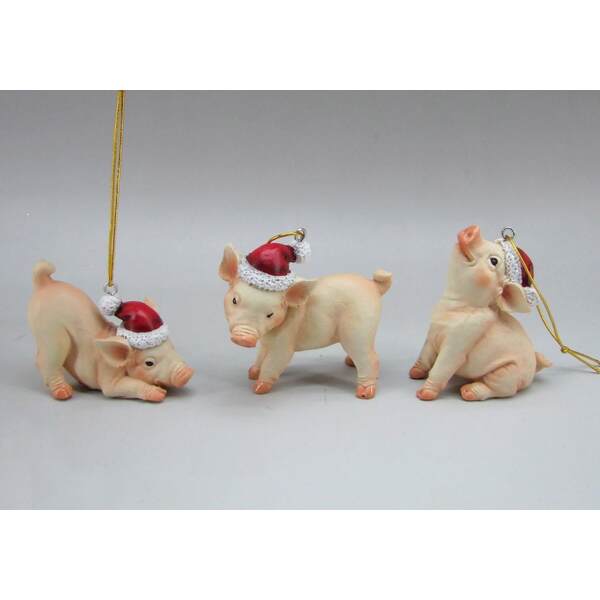Item 207025 Christmas Pig Ornament