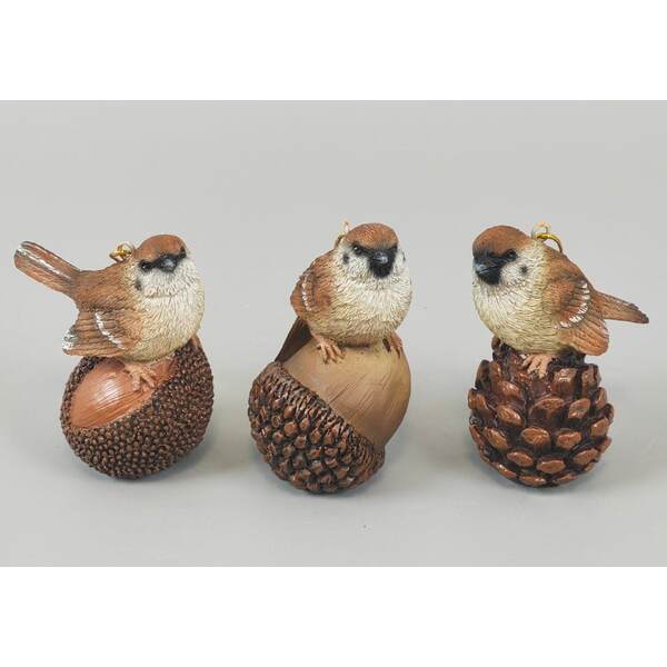 Item 207057 Christmas Sparrow Ornament
