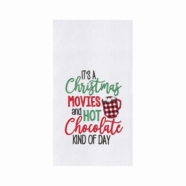 Item 231049 Movies And Hot Chocolate Kitchen Towel