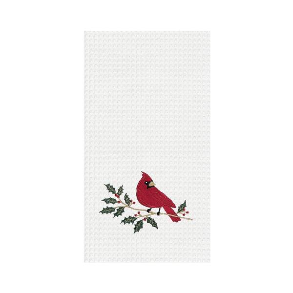 Item 231123 Cardinal Holly Kitchen Towel