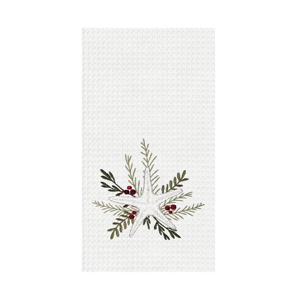 Item 231124 Coastal Tidings Starfish Kitchen Towel