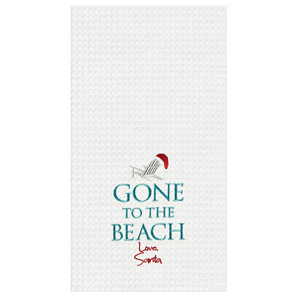 Item 231143 Gone To The Beach Kitchen Towel