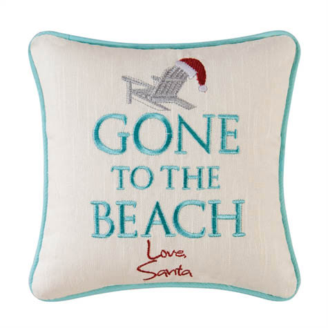 Item 231146 Gone To The Beach Pillow