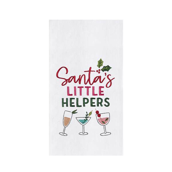 Item 231153 Santas Little Helper Kitchen Towel