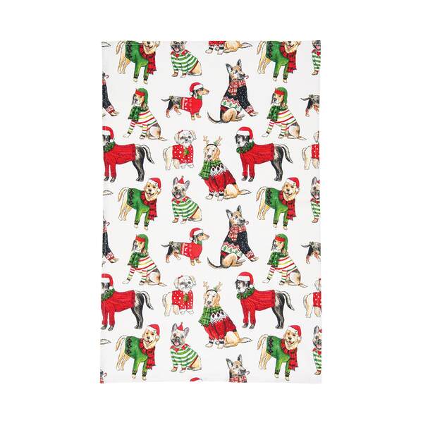 Item 231187 Dog Christmas Towel