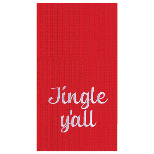 Item 231200 Jingle Y'all Kitchen Towel