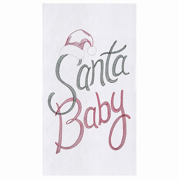 Item 231219 Santa Baby Kitchen Towel