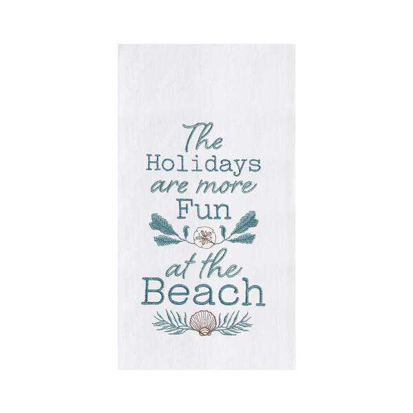 Item 231255 Holidays Are More Fun Kitchen Towel