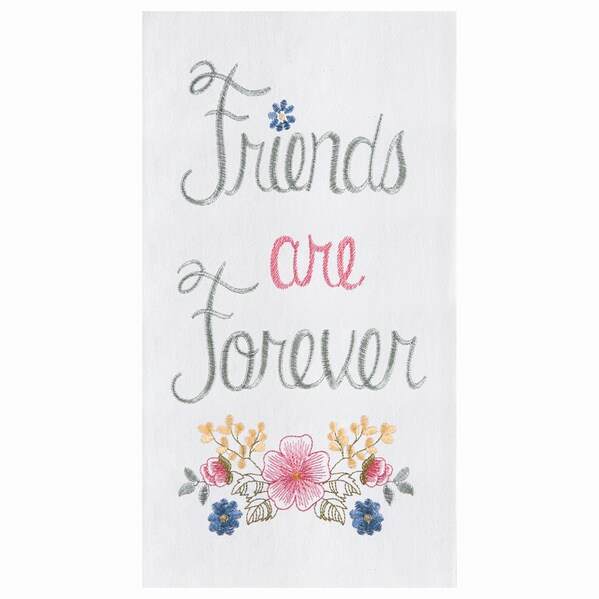 Item 231263 FRIENDS ARE FOREVER KITCHEN TOWEL