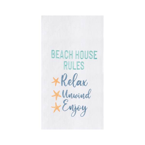 Item 231304 Beach House Rules Towel