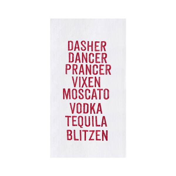 Item 231313 Tequila Blitzen Kitchen Towel