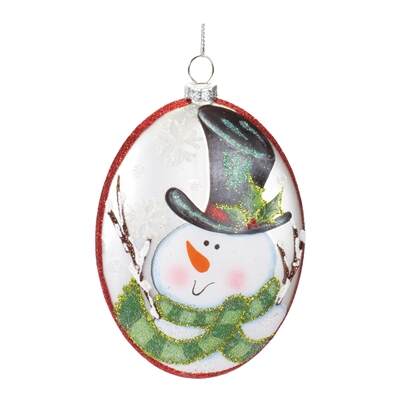 Item 245031 Snowman Disc Ornament