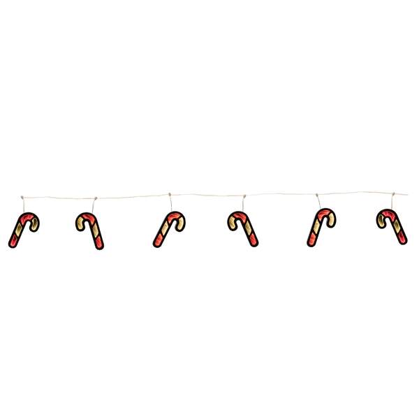 Item 245126 Candy Cane Garland Infinity Light