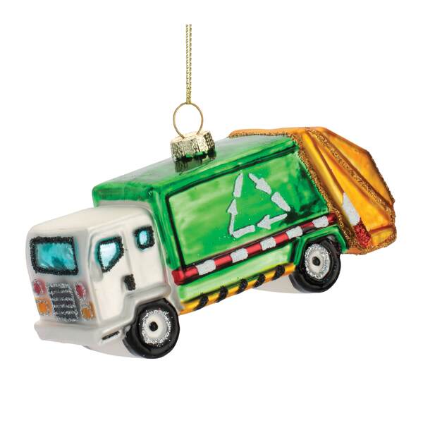 Item 245145 Garbage Truck Ornament