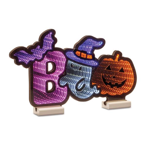 Item 245151 Halloween Boo Infinity Light