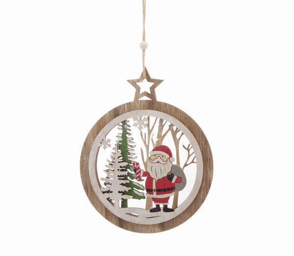 Item 245181 Small Santa Cut-Out Ornament