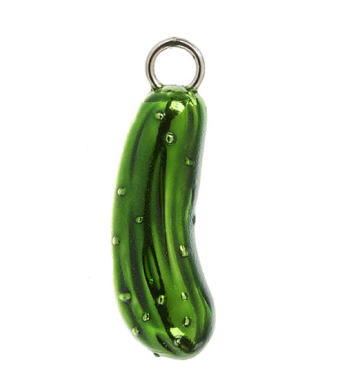 Item 254060 Little Christmas Pickle with Story Card Ornament