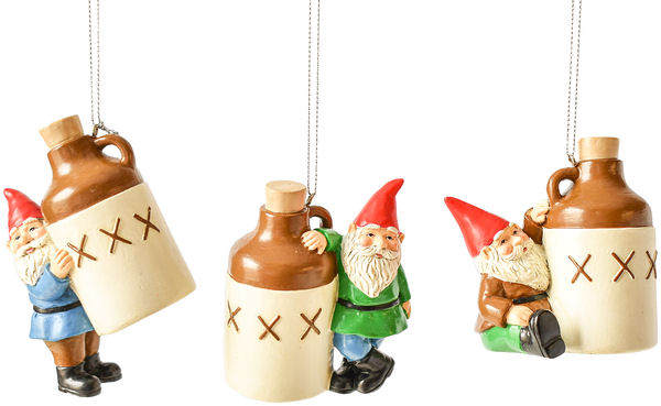 Item 254069 Drinking Gnome Ornament
