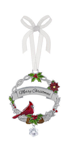 Item 254284 Merry Christmas Cardinal  Ornament