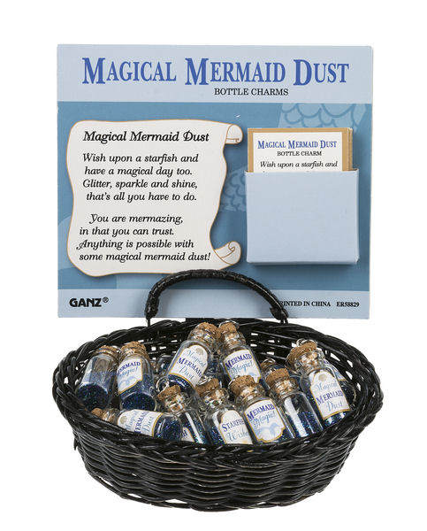 Item 260125 Magical Mermaid Dust Bottle Charm