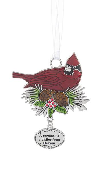 Item 260160 A Cardinal Is A Visitor From Heaven Ornament