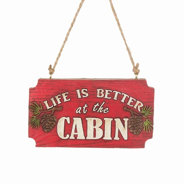 Item 260172 Life Is Better At The Cabin Ornament