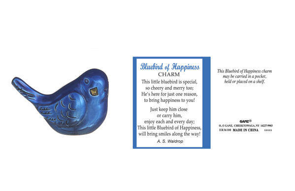 Item 260199 Bluebird Of Happiness Charm