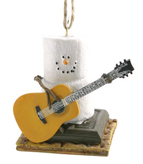 Item 260374 S'mores With Guitar Ornament