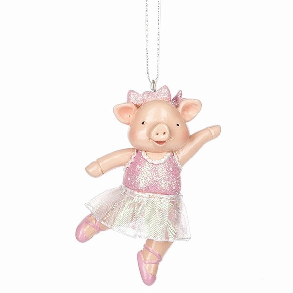 Item 260382 Dancing Pig Ornament