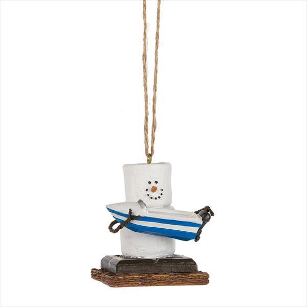 Item 260385 S'mores Speed Boat Ornament