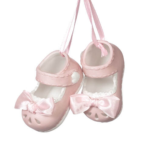 Item 260388 Pair of Baby Girl Shoes Ornament