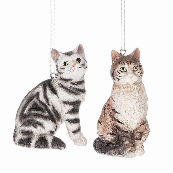Tabby Cat Ornament - Item 260465 | The Christmas Mouse