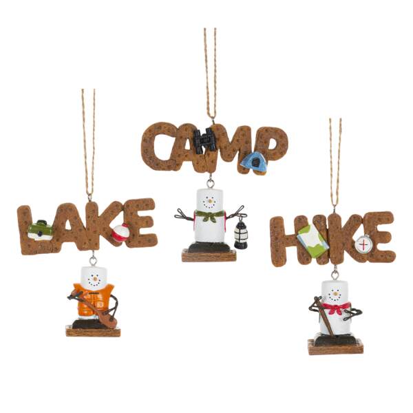 Item 260486 Smores Camping Ornament