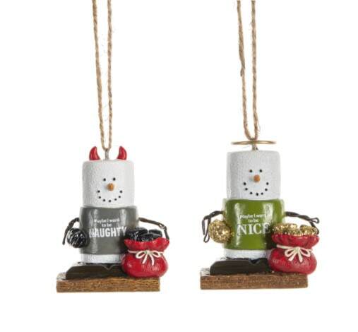 Item 260495 S'mores Naughty And Nice Ornament