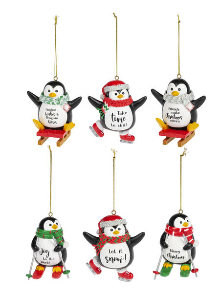 Item 260500 Take Time To Chill Penguin Ornament