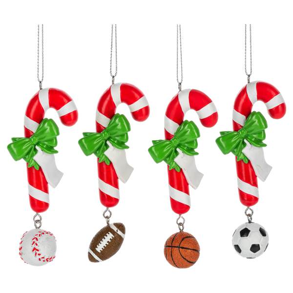 Item 260520 Candycane Sport Ornament