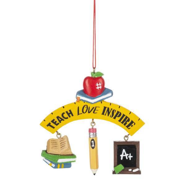 Item 260546 Teach, Love, Inspire Ornament