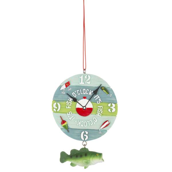 Item 260560 Its Fish Oclock Ornament